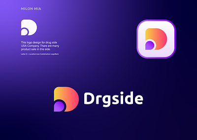 Drgside logo best logo branding design drug drug comapny druglogo graphic design icon identity illustration logo logo concept logo creation logo design logo designer logo idea logo maker minimal moder logo unique logo