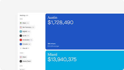 stacking.club analytics bitcoin crypto cryptocurrency dashboard data stacks