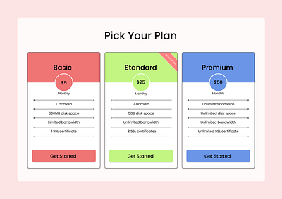 Subscription Price page designs figma subscription page ui ui design uipage uiux