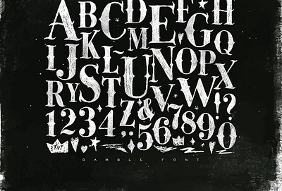 Gamble Font gothic