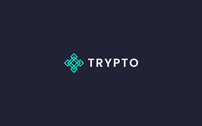 TRYPTO bitcoin brand branding crypto design exchange icon logo logodesign logomark mark trade ui