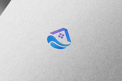 Apartment on the sea 💙 apartment branding design graphic design logo sea summer vacation vector