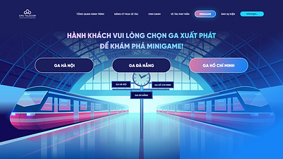 Minigame Landing Page no.3 - GaHoChiMinh landing page ui ui design web design