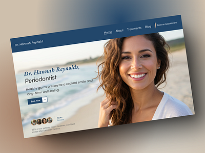 Dentiva – Premium Framer Website for Doctors & Dentists dentist doctor doctor website framer framer expert framer website health website medical modern website periodontist periodontology responsive design ui ux web design website