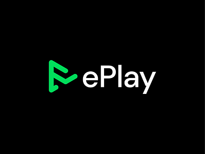 ePlay Logo audio branding e play ecommerce eplay logo f play logo logo design media player logo modern play logo online play play play bit play button player logo podcast radio sounwave technology logo