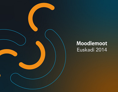 moodlemoot Euskadi 2014 brand branding design euskadi graphic design identity logo moodle moodlemoot vector visual