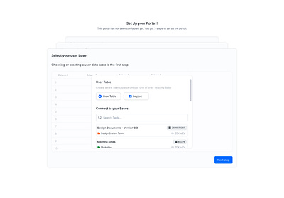 Formaloo User Portal Set Up base database formaloo portal set up setup ui user portal