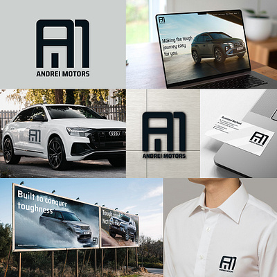 Andrei Motors Logo design abstract logo creator graphic design graphic designer graphic designers icon identity mark logo logo design logo designer