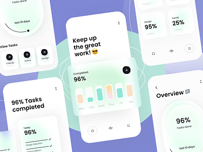 Task Manager - Mobile App Concept 2021 2021 design 2021 trend alphadesign app app ui app ux clean design designs easy illustration logo manage modern optimize tasks tool ui uiux