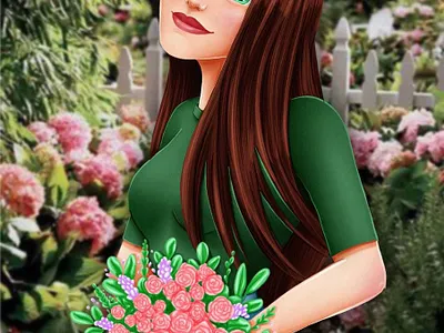 Custome portrait animation cartoon character character creative design diney style graphic design illustration motion graphics photoshop procreate