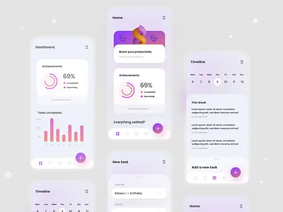 Manager App - Mobile Design Concept 2021 2021 design 2021 trend 3d alphadesign animation app branding clean design designs graphic design illustration logo manage manager motion graphics trends trendy ui