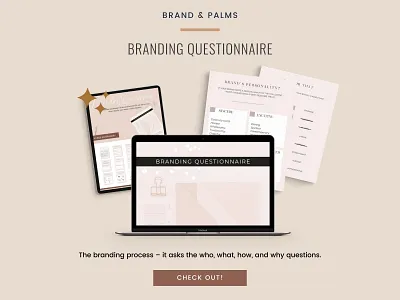 Branding Questionnaire canva canva templates design editable in canva graphic design
