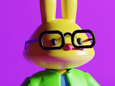 NFT Bunny collectible design designer drawing graphics illustation logo nft nftart webdesign