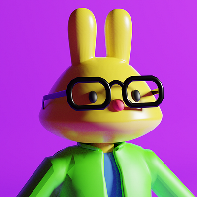 NFT Bunny collectible design designer drawing graphics illustation logo nft nftart webdesign