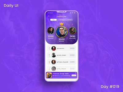 Daily Ui Challenge - Leaderboard appui dailyui dailyuichallenge day019 figma game ranks high score leaderboard light theme ranking page score scoreboard top 10 top page top players uiux