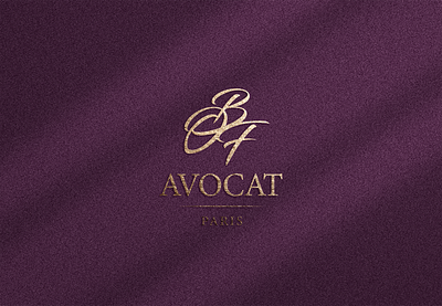 OBF Avocat - Main logo branding design icon illustration logo typography vector