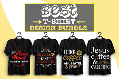 Best T-Shirt Design Bundle​​​​​​​ Vol-4 3d animation branding design graphic design illustration logo motion graphics ui vector