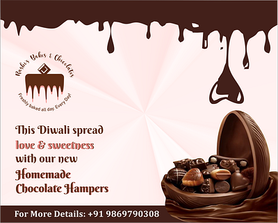 Chocolate Ad advertising branding creative design design logo marketing