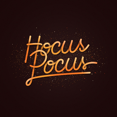 Hocus Pocus - Lettering design graphic design illustration lettering typography vector