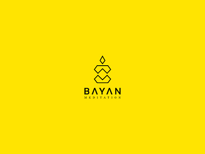 Bayan Meditation logo design || Branding & Identity Design branding branding guide line design graphic design identity design illustrator logo logo design logo identity logo maker logo mark mediation logo meditation minimal logo minimalist logo modern logo photoshop stationary yoga