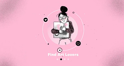 Find Art Lovers 2d appillustration art illustration marcel