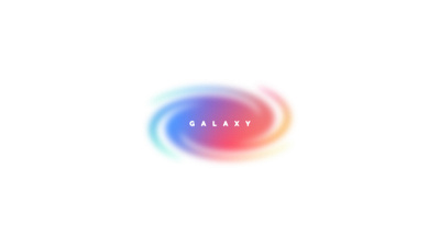 Galaxy ✨ blur brand branding colorful galaxy gradient logo star stars vortex