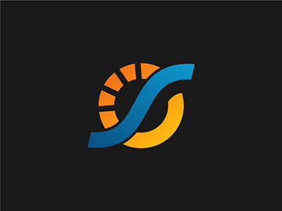 ef Solar icon branding design ef flat illustration logo monogram solar typography vector