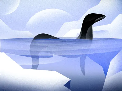 Ice animal branding design graphic design illustration logo ocean sea seal vector