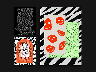 In my dreams colorful design graphic design illustration poster vector