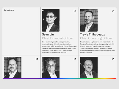 Solugen’s Website typography website design