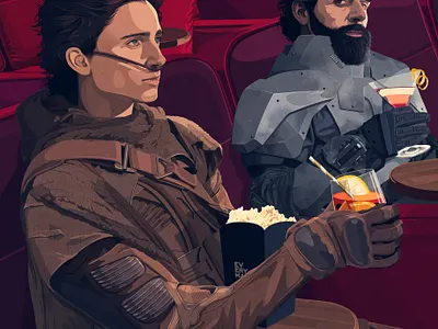 Dune - Paul and Leto at EveryMan cinemas oscar isaac