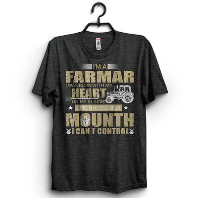 FARMAR adobe illustrator design farmar illustration mounth t shirt design vector