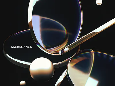 Exuberance 6 3d blender c4d circle disc dispersion glass rainbow refraction render specular sphere