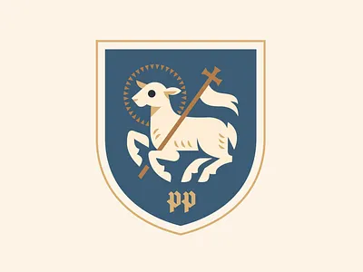 Preston North End Football Club emblem championship character design emblem england football geometricart illustration lamb logo preston prestonnorthend vector