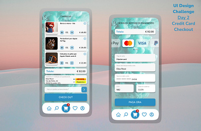 Daily UI Challenge - 002: Credit Card Checkout app figma graphic design ui ui design