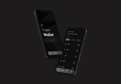 Crypto Wallet App Design app ui concept concept design crypto crypto wallet digital wallet wallet