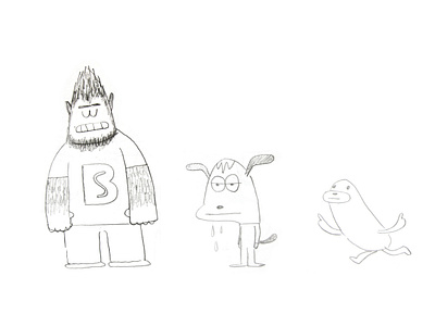 Friends cartoon character design dribbble duck happy illustration mascot
