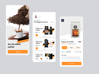 Coffee Shop App cafe app coffee coffee app coffee mobile coffee mobile app coffee order coffee shop coffee shot color app e commerce graphic design logo mobile payment popular shop splash trend design ux