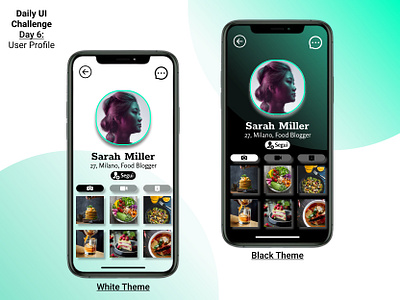 Daily UI - 006: User Profile app design figma graphic design ui ui design