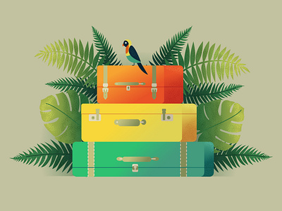 Time to travel illustration vector