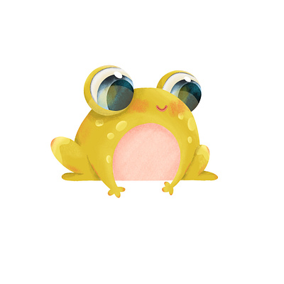 Cute frog book branding cartoon childrens childrens book cute cute animals frog illustration