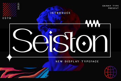 Seiston - New Display Typeface branding calligraphy design font graphic design illustration logo type design typeface typography ui