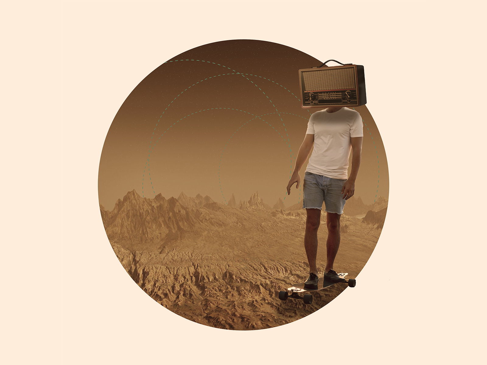 Example of radio man