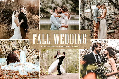 Fall Wedding Mobile & Desktop Lightroom Presets travel presets