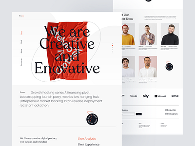 Creative Design Agency agency agency landing page branding design design agency landing page portfolio design portfolio website ui ux web website