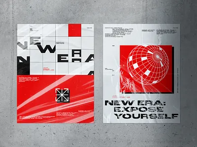 Poster design composition graphic design minimalism old poster red typograthy vapore