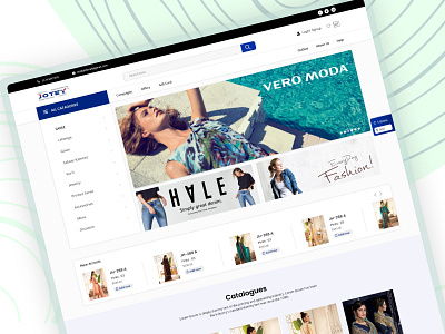 E Commerce Design for ©Jotey Fashion application design branding case study design ecommerce illustration ui ux vector website