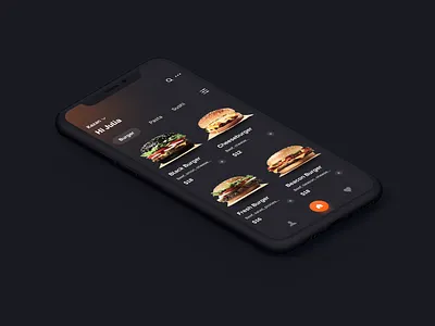 Day 043 - Food/Drinks Menu daily100 dailyui day043