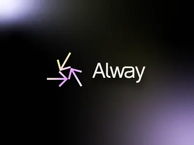 Alway | Brand abstract arrows brand branding finance geometric identity ligature logo modern simple software tech technology ui