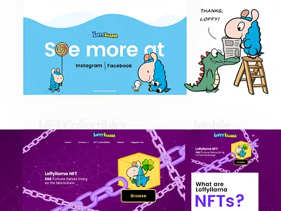 Loffyllama Website design 3d abstract animation banner banners bolddesign branding creativity design flatdesign homepagedesign illustration landingpage mode modern design socialmedia ui webpagedesign website design whitebase